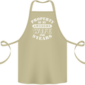 9 Year Wedding Anniversary 9th Funny Wife Cotton Apron 100% Organic Khaki