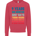9th Birthday 9 Year Old Kids Sweatshirt Jumper Heliconia