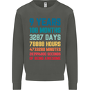 9th Birthday 9 Year Old Kids Sweatshirt Jumper Storm Grey