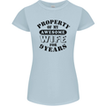 9th Wedding Anniversary 9 Year Funny Wife Womens Petite Cut T-Shirt Light Blue