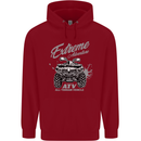 ATV All Terrain Vehicle 4X4 Quad Bike Childrens Kids Hoodie Red