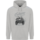 ATV All Terrain Vehicle 4X4 Quad Bike Childrens Kids Hoodie Sports Grey