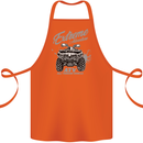 ATV All Terrain Vehicle 4X4 Quad Bike Cotton Apron 100% Organic Orange