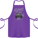 ATV All Terrain Vehicle 4X4 Quad Bike Cotton Apron 100% Organic Purple