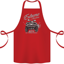 ATV All Terrain Vehicle 4X4 Quad Bike Cotton Apron 100% Organic Red