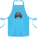 ATV All Terrain Vehicle 4X4 Quad Bike Cotton Apron 100% Organic Turquoise