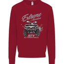 ATV All Terrain Vehicle 4X4 Quad Bike Kids Sweatshirt Jumper Red