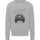 ATV All Terrain Vehicle 4X4 Quad Bike Kids Sweatshirt Jumper Sports Grey