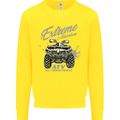 ATV All Terrain Vehicle 4X4 Quad Bike Kids Sweatshirt Jumper Yellow