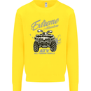 ATV All Terrain Vehicle 4X4 Quad Bike Kids Sweatshirt Jumper Yellow