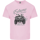 ATV All Terrain Vehicle 4X4 Quad Bike Kids T-Shirt Childrens Light Pink