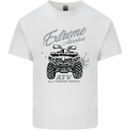 ATV All Terrain Vehicle 4X4 Quad Bike Kids T-Shirt Childrens White