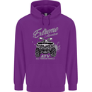 ATV All Terrain Vehicle 4X4 Quad Bike Mens 80% Cotton Hoodie Purple
