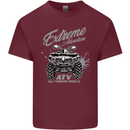 ATV All Terrain Vehicle 4X4 Quad Bike Mens Cotton T-Shirt Tee Top Maroon