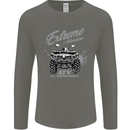 ATV All Terrain Vehicle 4X4 Quad Bike Mens Long Sleeve T-Shirt Charcoal