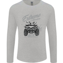 ATV All Terrain Vehicle 4X4 Quad Bike Mens Long Sleeve T-Shirt Sports Grey