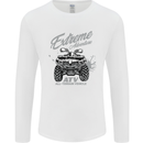 ATV All Terrain Vehicle 4X4 Quad Bike Mens Long Sleeve T-Shirt White