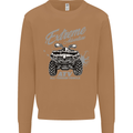 ATV All Terrain Vehicle 4X4 Quad Bike Mens Sweatshirt Jumper Caramel Latte