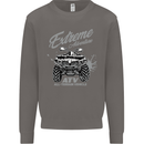 ATV All Terrain Vehicle 4X4 Quad Bike Mens Sweatshirt Jumper Charcoal