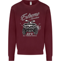 ATV All Terrain Vehicle 4X4 Quad Bike Mens Sweatshirt Jumper Maroon