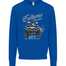 ATV All Terrain Vehicle 4X4 Quad Bike Mens Sweatshirt Jumper Royal Blue