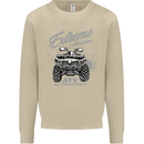 ATV All Terrain Vehicle 4X4 Quad Bike Mens Sweatshirt Jumper Sand