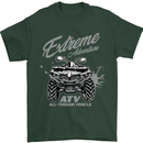 ATV All Terrain Vehicle 4X4 Quad Bike Mens T-Shirt Cotton Gildan Forest Green