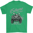 ATV All Terrain Vehicle 4X4 Quad Bike Mens T-Shirt Cotton Gildan Irish Green