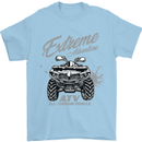 ATV All Terrain Vehicle 4X4 Quad Bike Mens T-Shirt Cotton Gildan Light Blue