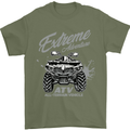ATV All Terrain Vehicle 4X4 Quad Bike Mens T-Shirt Cotton Gildan Military Green
