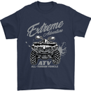 ATV All Terrain Vehicle 4X4 Quad Bike Mens T-Shirt Cotton Gildan Navy Blue