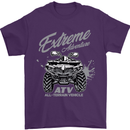 ATV All Terrain Vehicle 4X4 Quad Bike Mens T-Shirt Cotton Gildan Purple