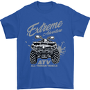 ATV All Terrain Vehicle 4X4 Quad Bike Mens T-Shirt Cotton Gildan Royal Blue