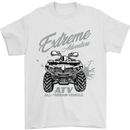 ATV All Terrain Vehicle 4X4 Quad Bike Mens T-Shirt Cotton Gildan White