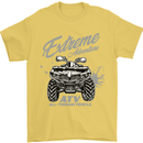 ATV All Terrain Vehicle 4X4 Quad Bike Mens T-Shirt Cotton Gildan Yellow