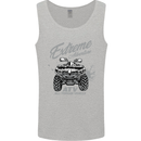 ATV All Terrain Vehicle 4X4 Quad Bike Mens Vest Tank Top Sports Grey