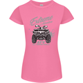 ATV All Terrain Vehicle 4X4 Quad Bike Womens Petite Cut T-Shirt Azalea