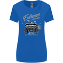 ATV All Terrain Vehicle 4X4 Quad Bike Womens Wider Cut T-Shirt Royal Blue