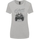 ATV All Terrain Vehicle 4X4 Quad Bike Womens Wider Cut T-Shirt Sports Grey