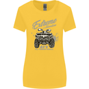 ATV All Terrain Vehicle 4X4 Quad Bike Womens Wider Cut T-Shirt Yellow