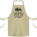 A Bad Day Caravanning Caravan Funny Cotton Apron 100% Organic Khaki