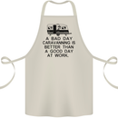 A Bad Day Caravanning Caravan Funny Cotton Apron 100% Organic Natural