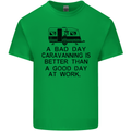 A Bad Day Caravanning Caravan Funny Kids T-Shirt Childrens Irish Green