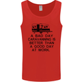 A Bad Day Caravanning Caravan Funny Mens Vest Tank Top Red