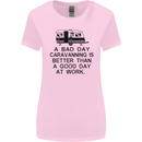 A Bad Day Caravanning Caravan Funny Womens Wider Cut T-Shirt Light Pink
