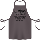 A Bad Day of Off Roading 4X4 All Terrain Cotton Apron 100% Organic Dark Grey
