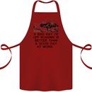 A Bad Day of Off Roading 4X4 All Terrain Cotton Apron 100% Organic Maroon