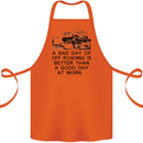 A Bad Day of Off Roading 4X4 All Terrain Cotton Apron 100% Organic Orange