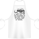 A Bad Day of Off Roading 4X4 All Terrain Cotton Apron 100% Organic White