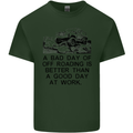 A Bad Day of Off Roading 4X4 All Terrain Mens Cotton T-Shirt Tee Top Forest Green